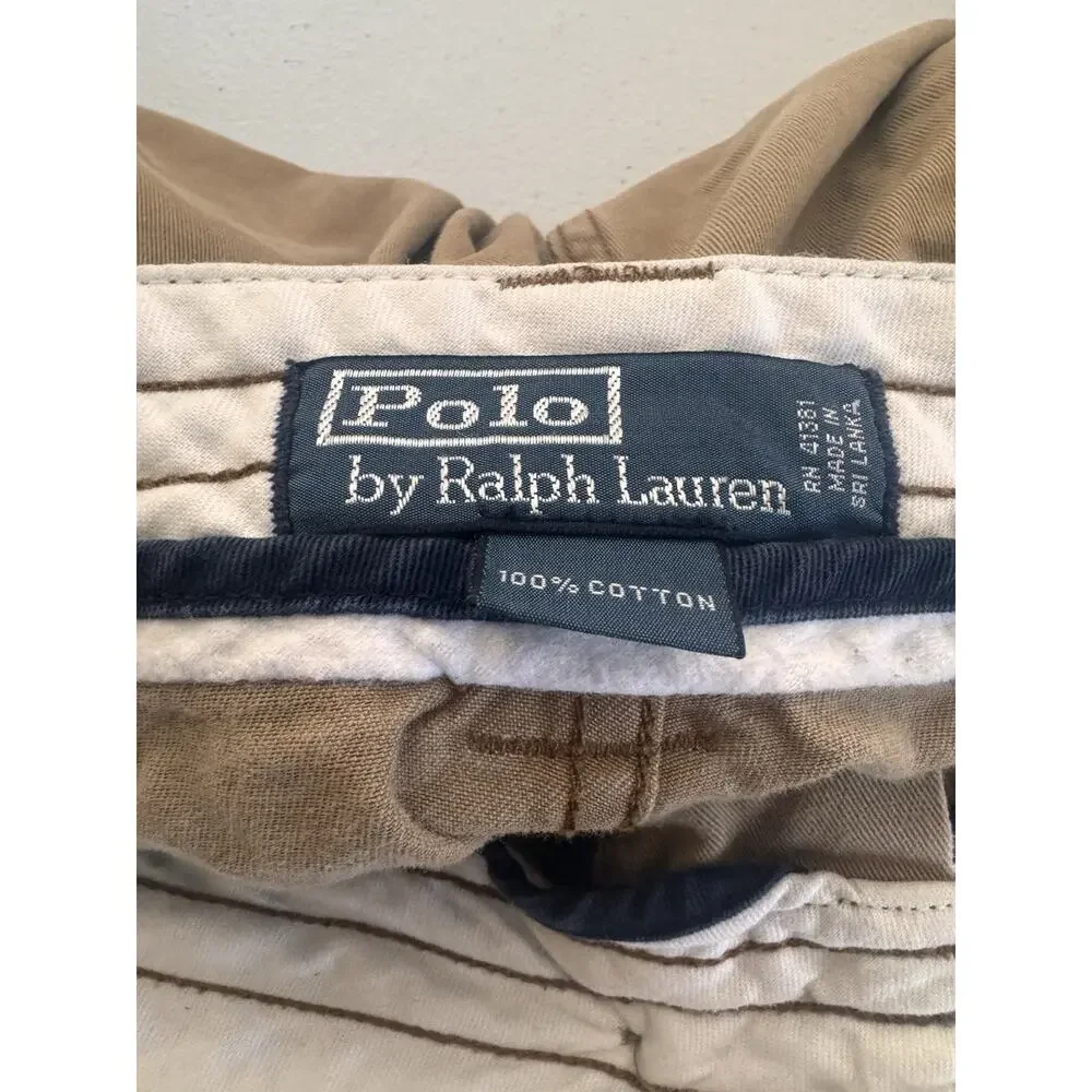 Polo Ralph Lauren Cargo Brown Shorts Mens Size 40 Brown Hiking Outdoor Tactical